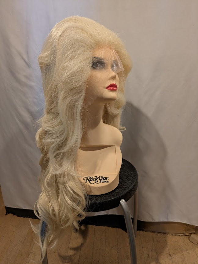 Wig, OMFG (Lace Front) - Platinum Blonde