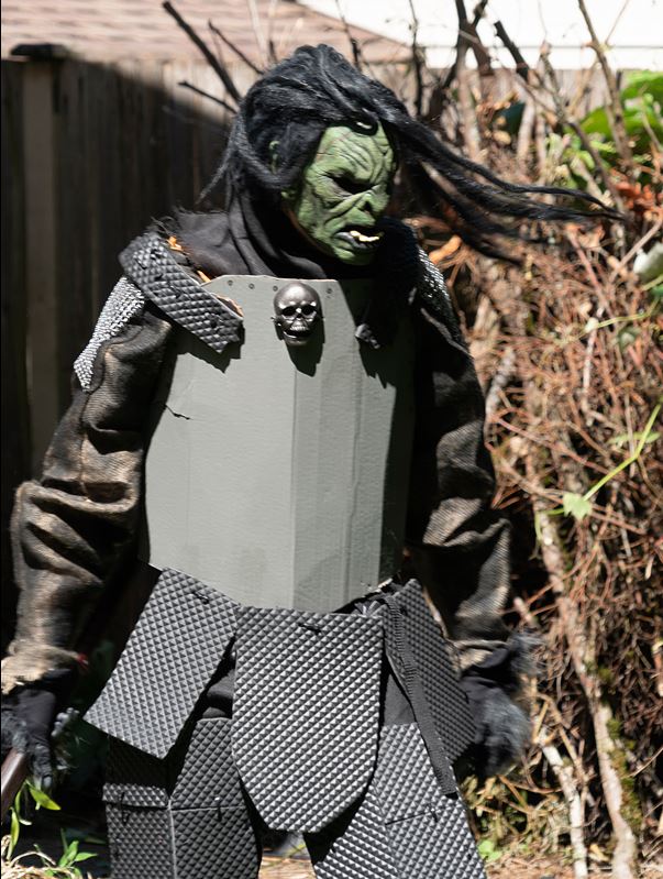 Mask, Orc Green Latex (USED)