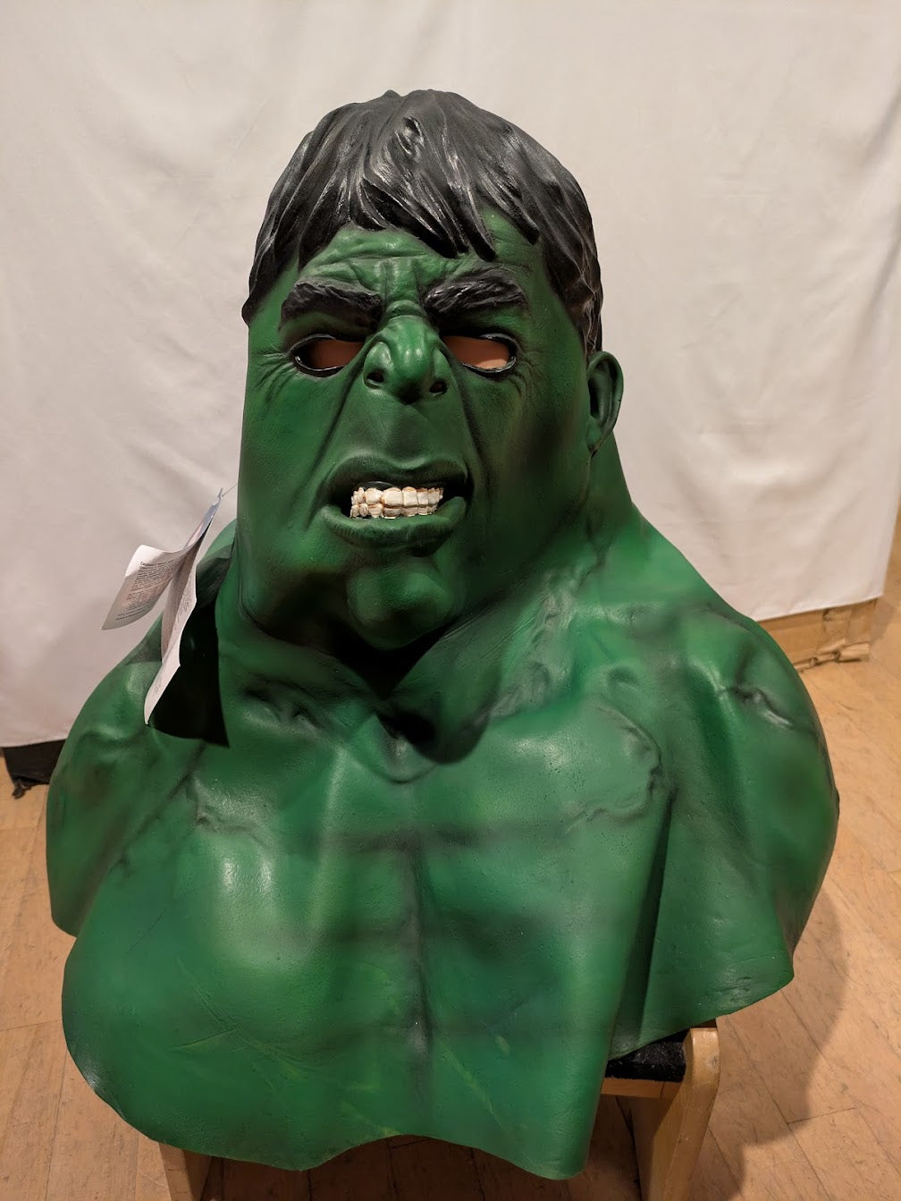 Mask, overhead latex Hulk-