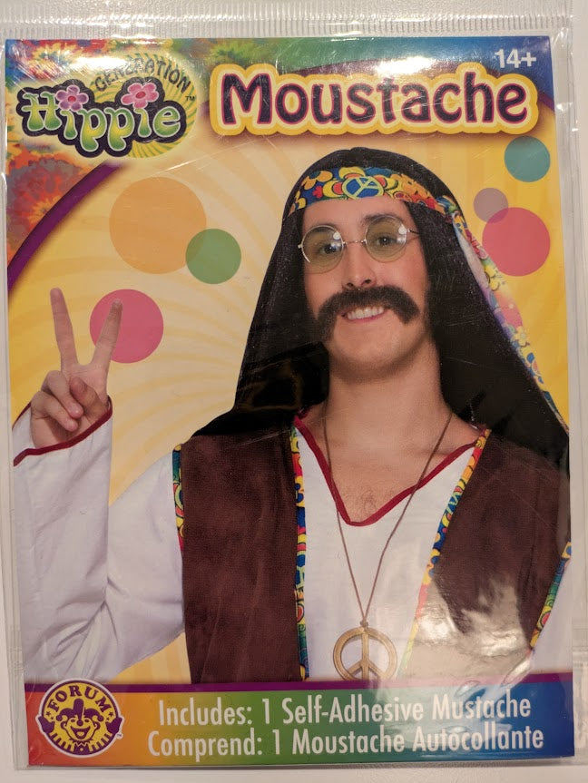 Moustache, Hippie-Black