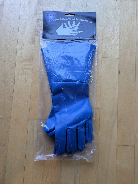 Gloves, Vinyl Superhero-Blue