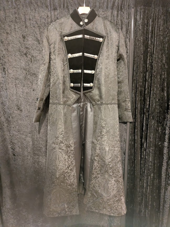 Coat, Raven, Black; 44