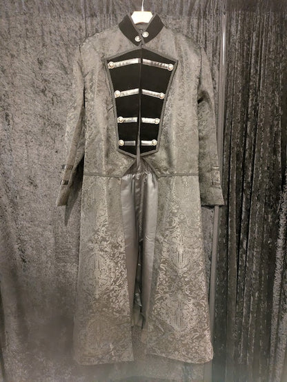 Coat, Raven, Black; 44