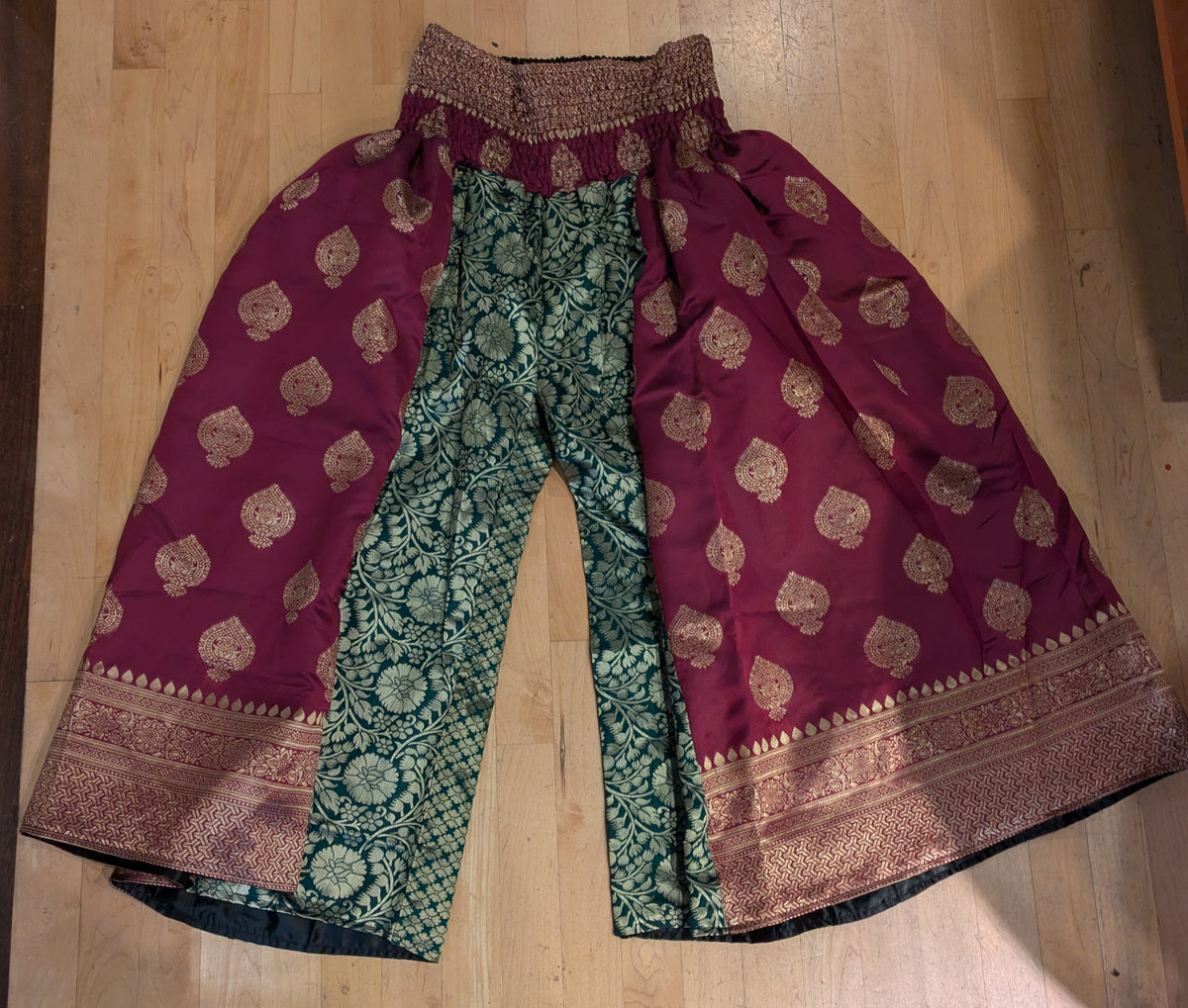 Pants, Indian Heritage Wide Brocade