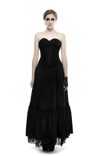 Dress, Linen Corset Top