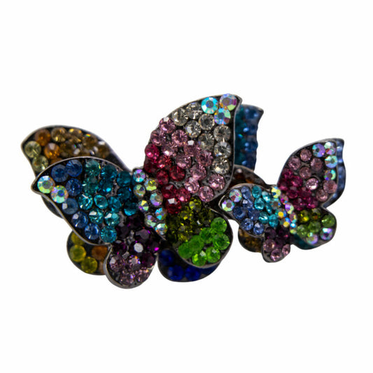 Ring, Rhinestone Butterfly