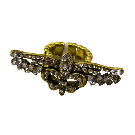 Ring, Winged Fleur De Lis