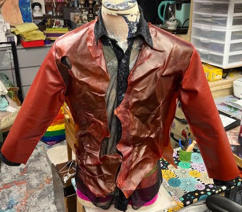 Coat, Translucent Leather – A Masquerade Costume