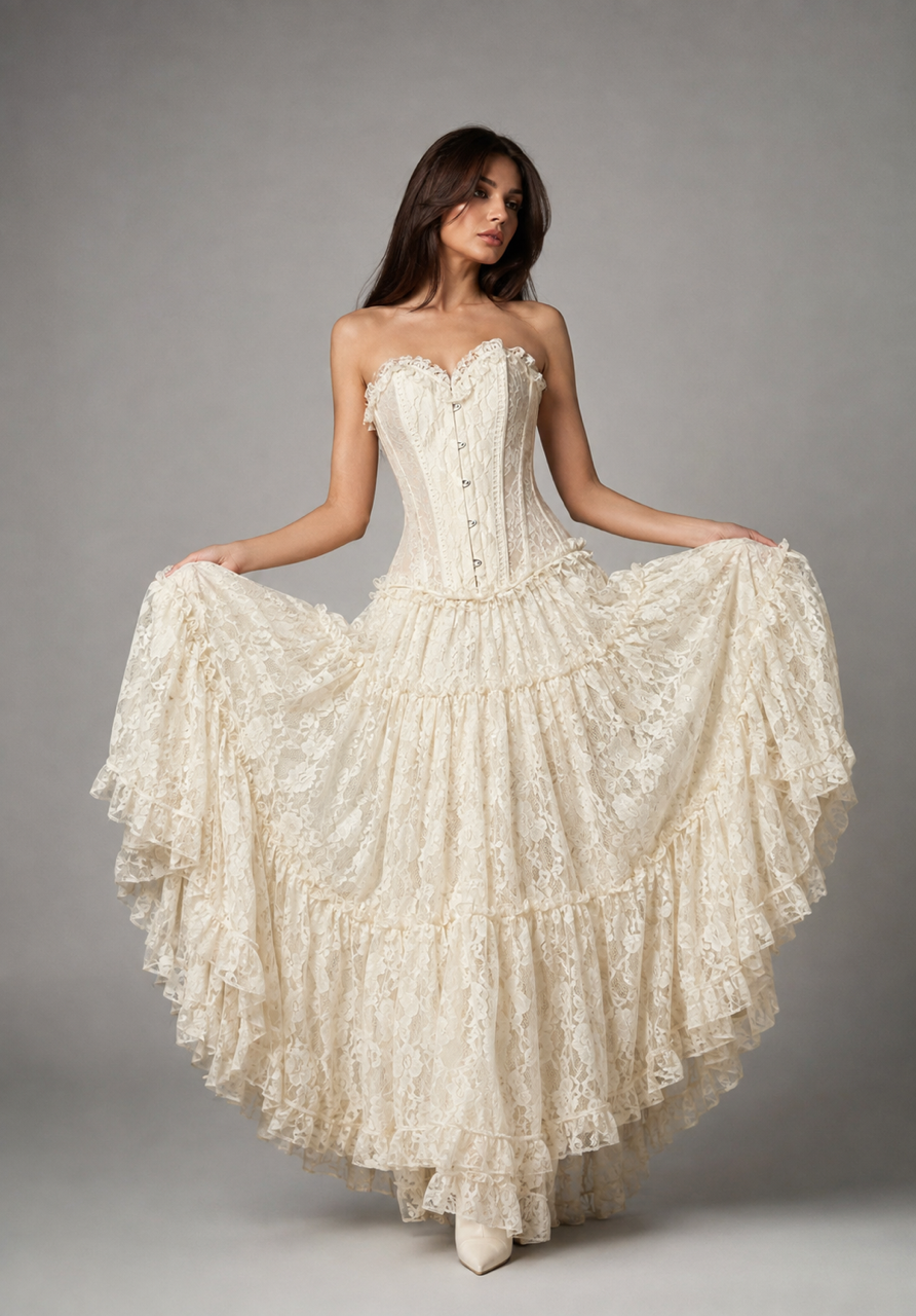Skirt, Lace Rara Cream