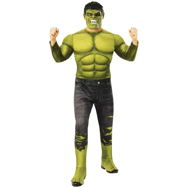 Hulk, Adult Costume-Green purple : Standard