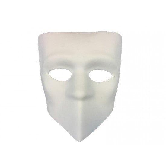 Mask, Bauta White Plain