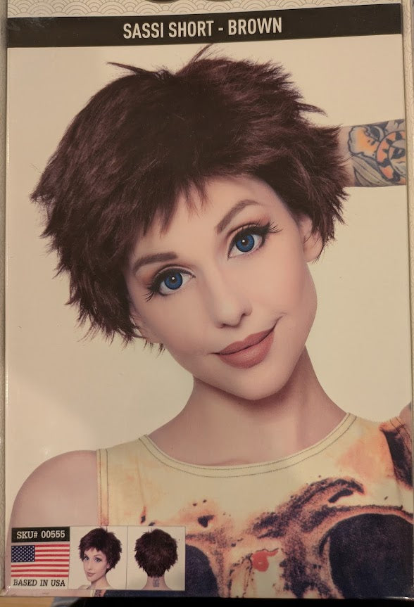 Wig, Sassi Short - Brown