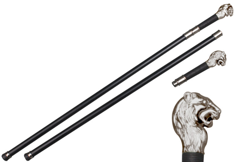 Cane, Lion head Gold