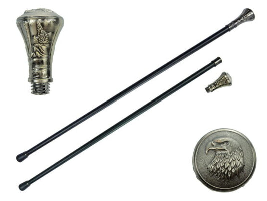 Cane, Zinc Handle Eagle