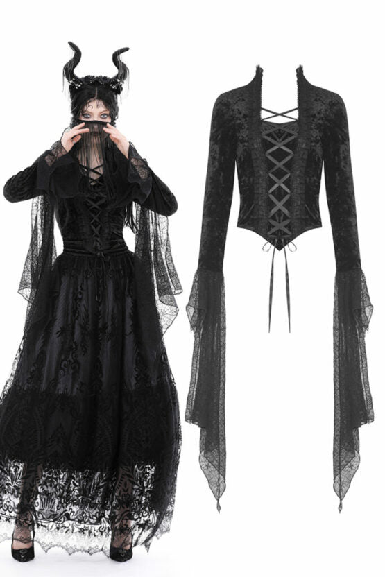 Top, Witchy Bell Sleeves