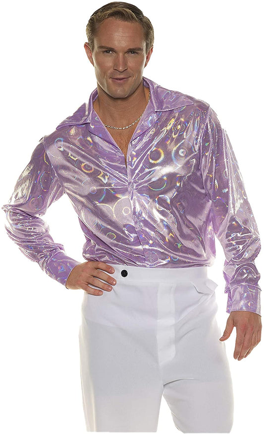 Shirt, Disco Circles Purple XXL