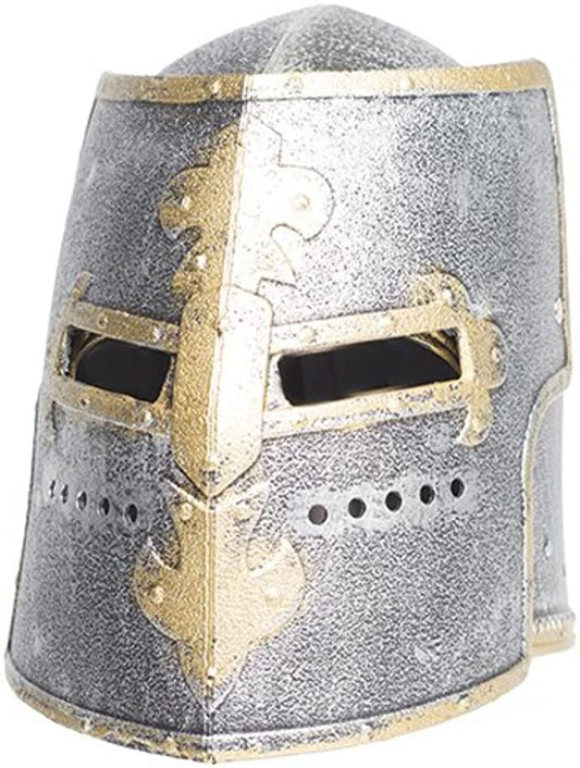 Knight Box Helmet - Silver-OS