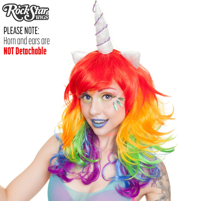 Wig, Unicorn - Rainbow Layer