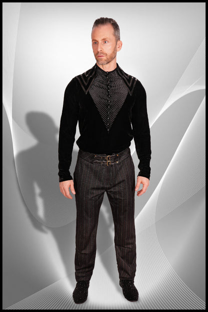 Pants, Gentleman Vertical Stripe