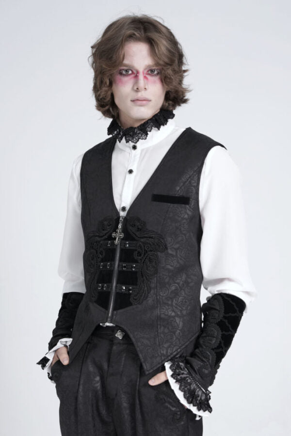 Vest, Jacquard Regency Vampire