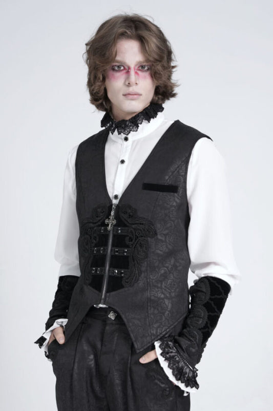 Vest, Jacquard Regency Vampire