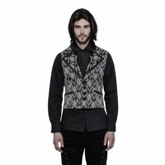 Vest, Jacquard-  : XL