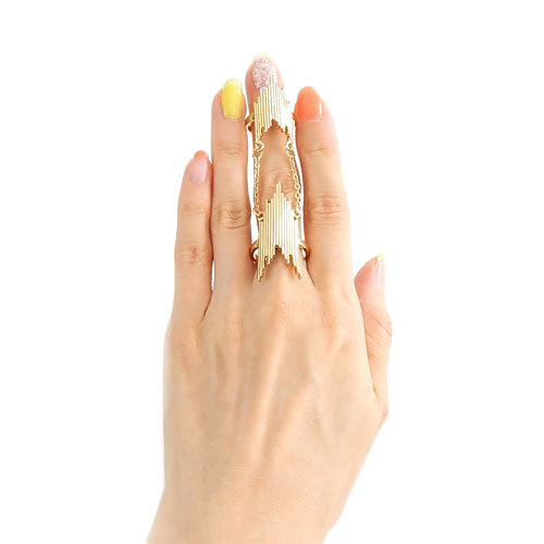 Ring, Metal Plates w/ Chains