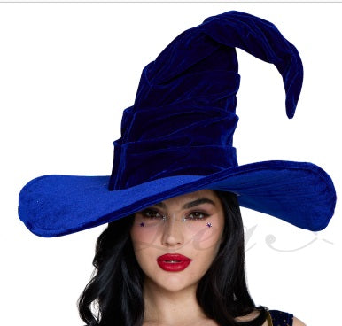 Witch, Crushed Velvet Royal Blue