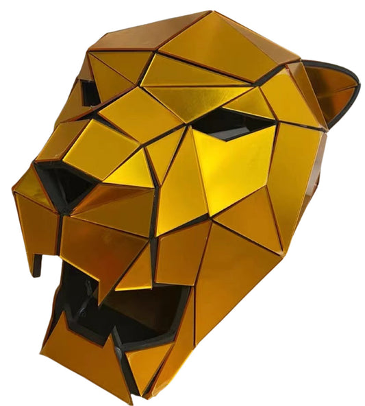 Mask, Panther Gold Mirror