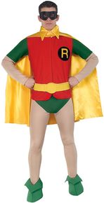 Robin Deluxe Adult, from Classic TV Batman, Small