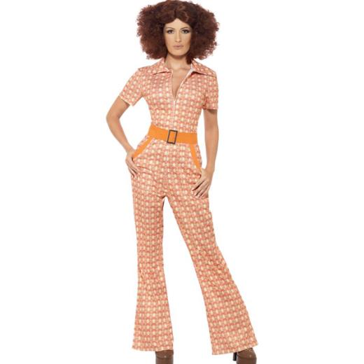 70's Chic, Authentic Costume-Orange : 1X