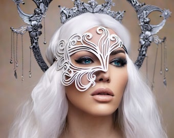 Leather Mask, Bemused White