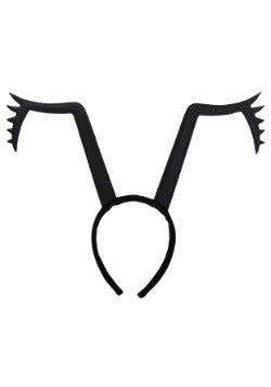 Bendy Bug Antennae Headband-black : os