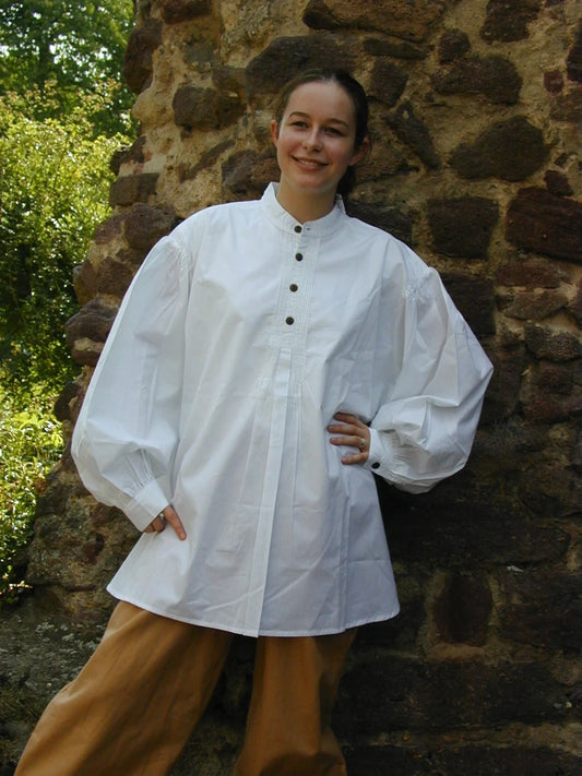 Shirt, Oswald Pinafore White XXXL