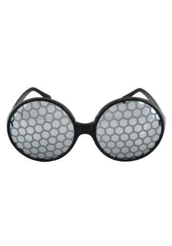 Glasses, Bug Eye Black-Black/silver