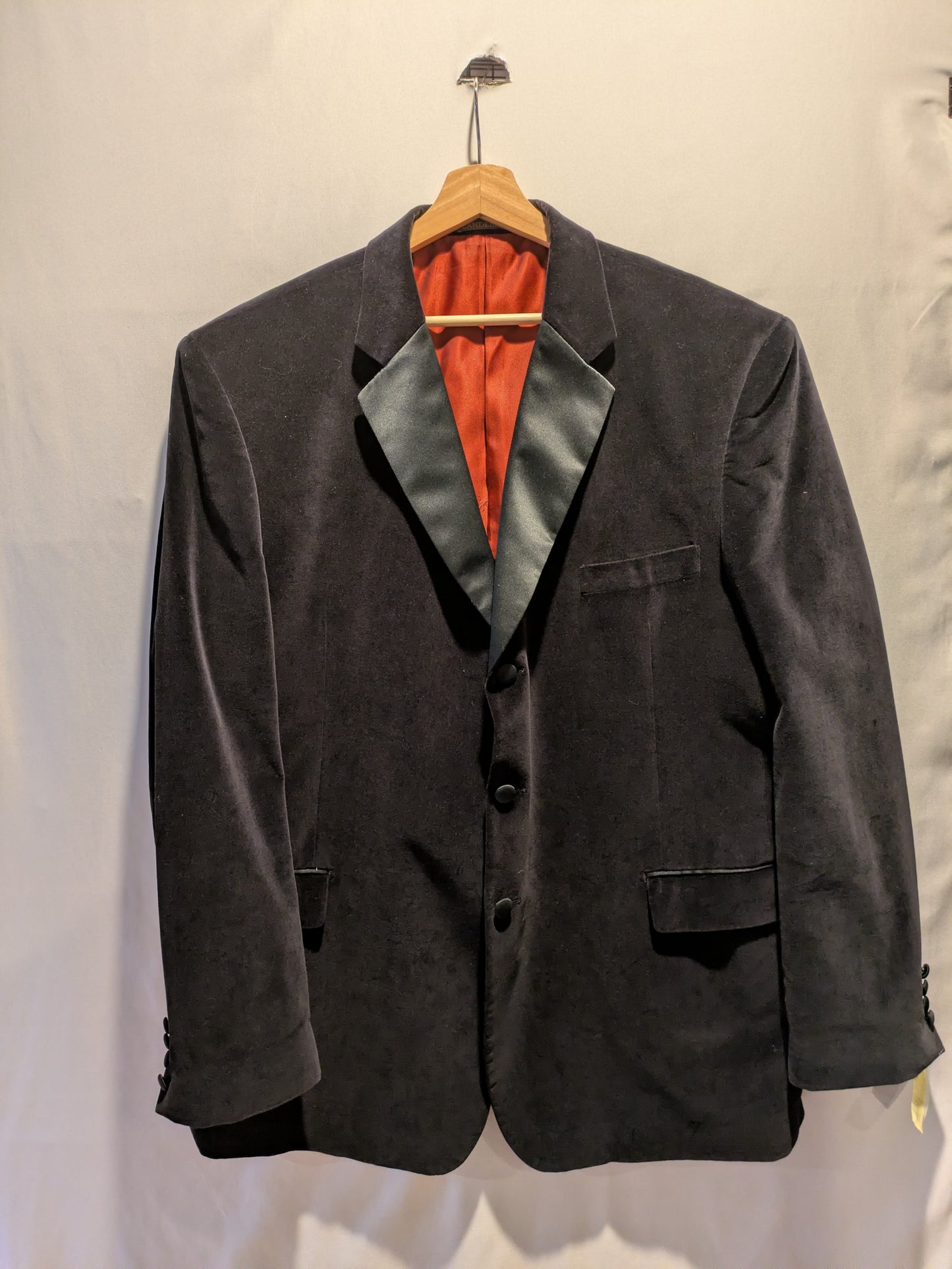 Jacket, Velvet Black 48r