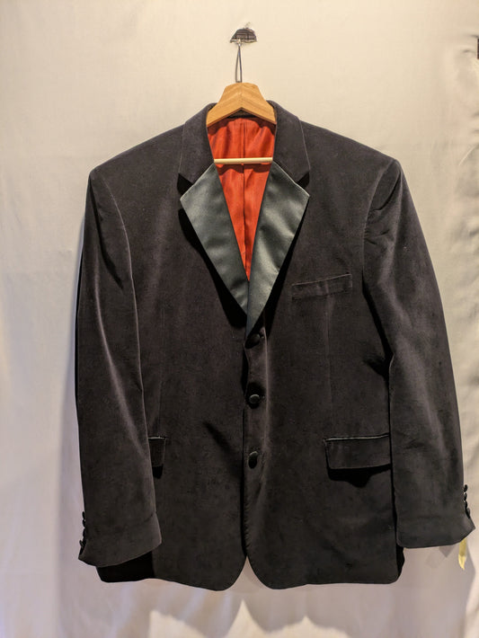 Jacket, Velvet Black 48r