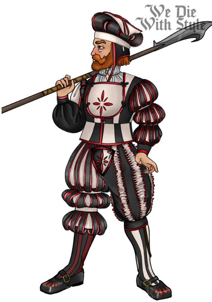 Landsknecht Waffenrock Complete L