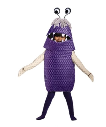 Boo Monsters Inc. 3pc-Purple : Large Toddler 4-6 Kids