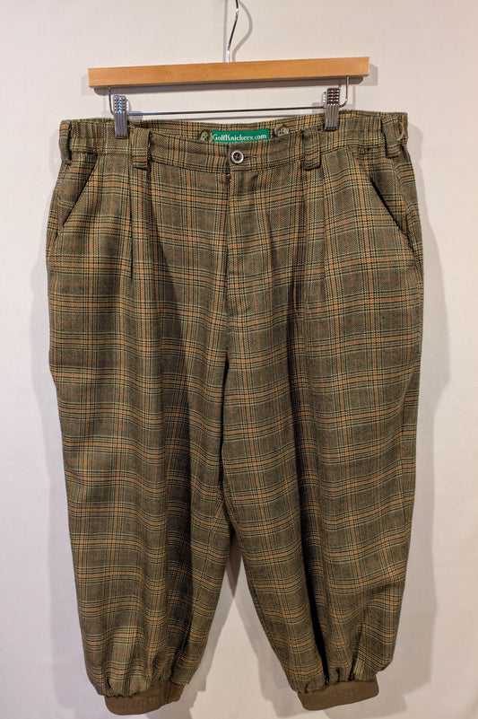 Breeches, Used Brown Plaid 35"