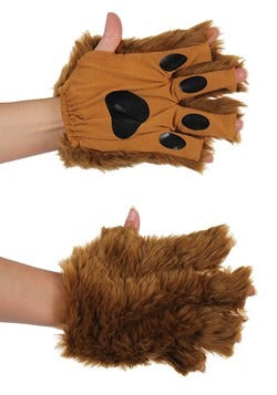 Paws, Fingerless Brown-Brown