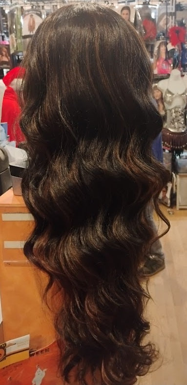 Wig, Lace Front Bridget-Brunette Mix