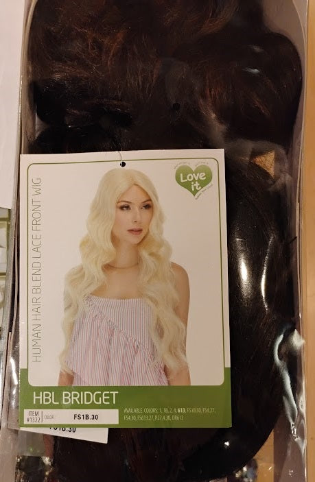 Wig, Lace Front Bridget-Brunette Mix