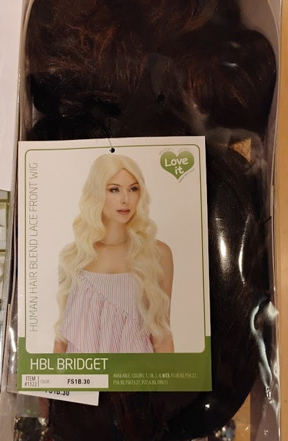 Wig, Lace Front Bridget-Brunette Mix