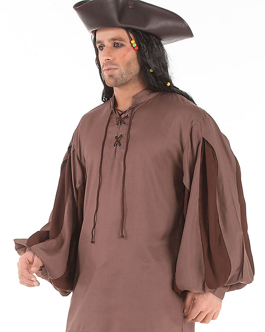 Shirt, European Medieval Brown XXL