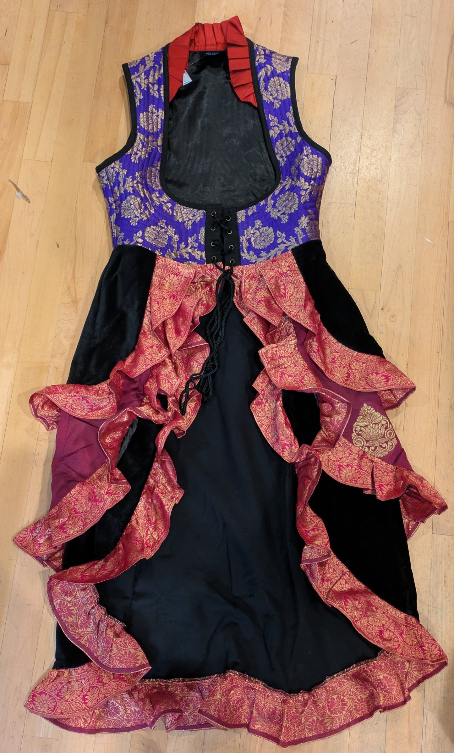 Bodice, Indian Heritage with attached Tiered Skirt