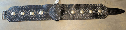Belt, Viking Leather Silver 108cm