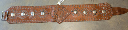 Belt, Viking Leather Silver 108cm