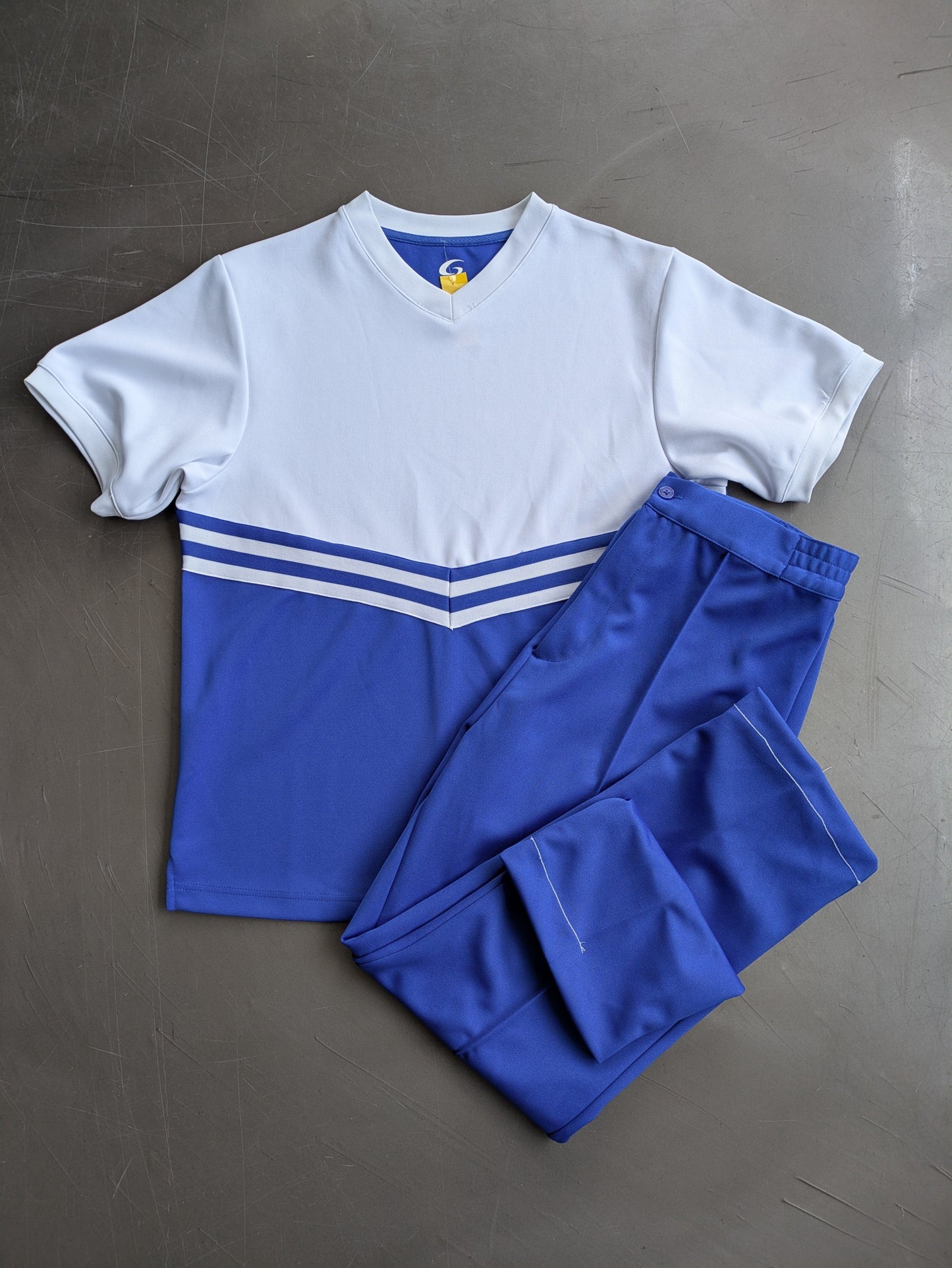 Cheerleader Set Used Blue White