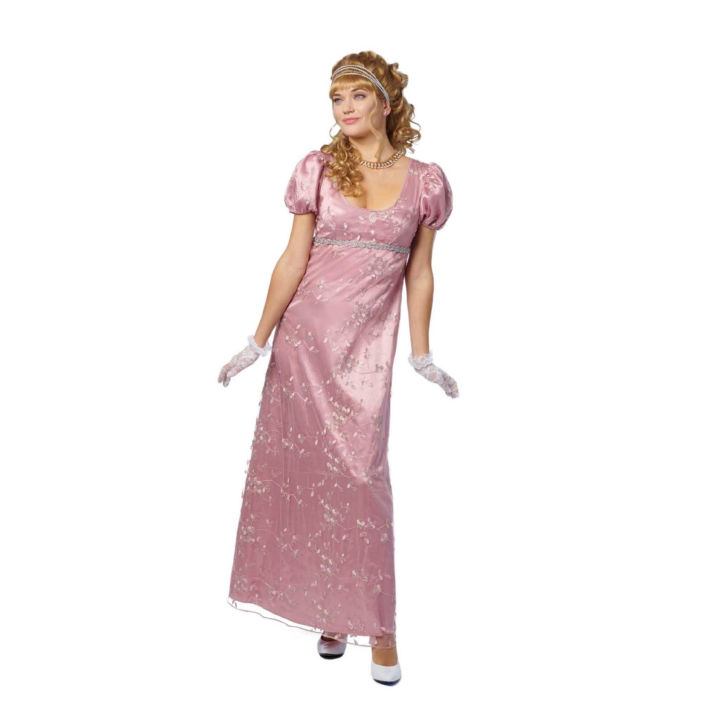 Dress, Regency Rose